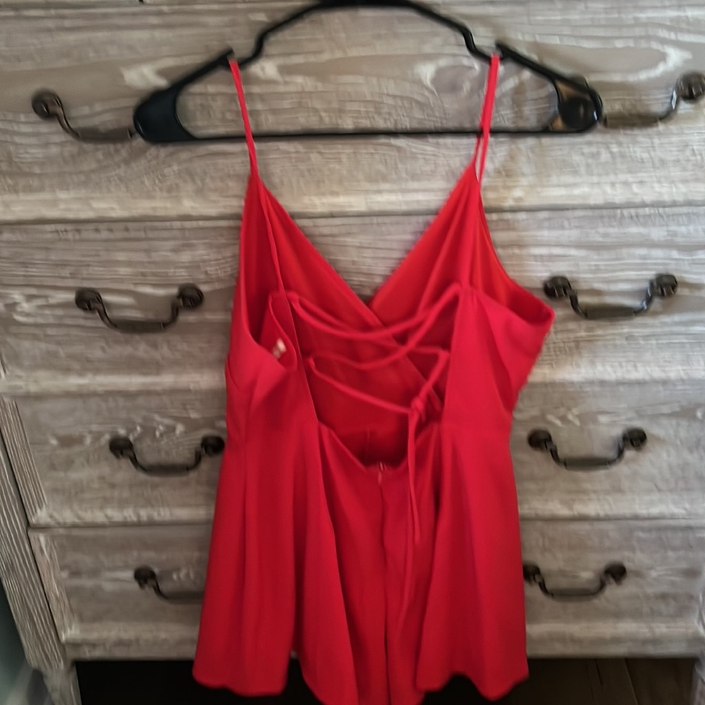 Red romper - Picture 2 of 4